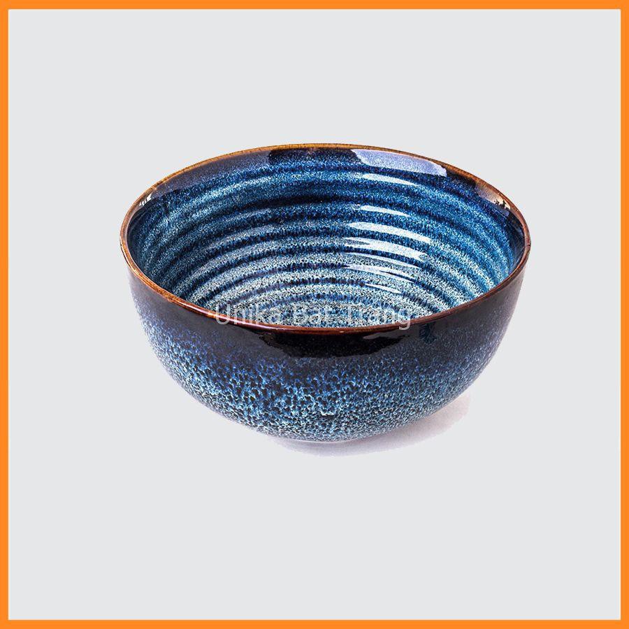 Bát Tô Sâu Men Xanh Hoả Biến D17 & D22  - Bát Tô Cup - Gốm Sứ Cao Cấp Bát Tràng