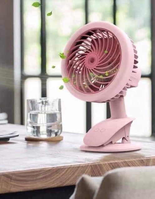 Quạt sạc tích điện phun sương để bàn, kẹp nôi, xe đẩy | BigBuy360 - bigbuy360.vn