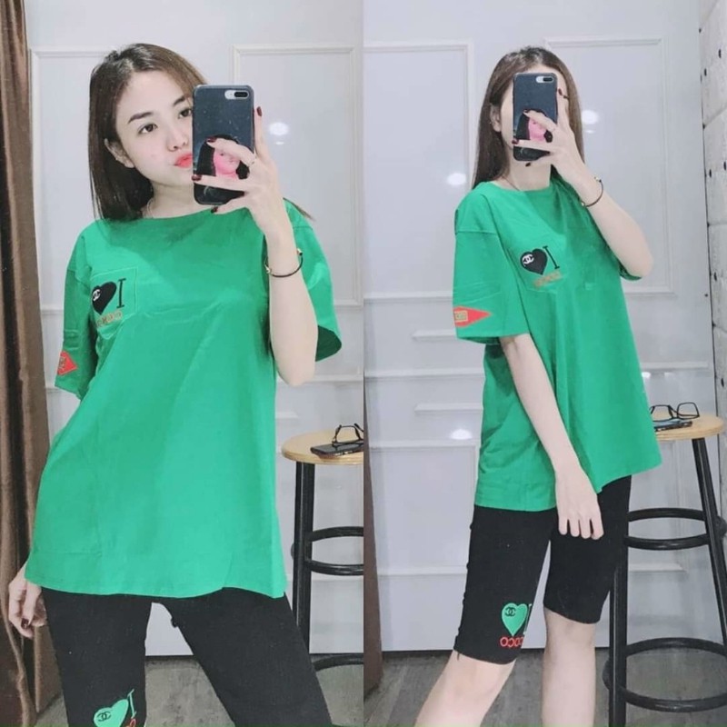 Set Đồ Nữ Quần Lửng Bigsize Đến 85kg Đồ Bộ Nữ Đồ Mặc Nhà Thun Cotton Đẹp Co Giãn Thể Thao Dễ Thương Ad05 Eshop