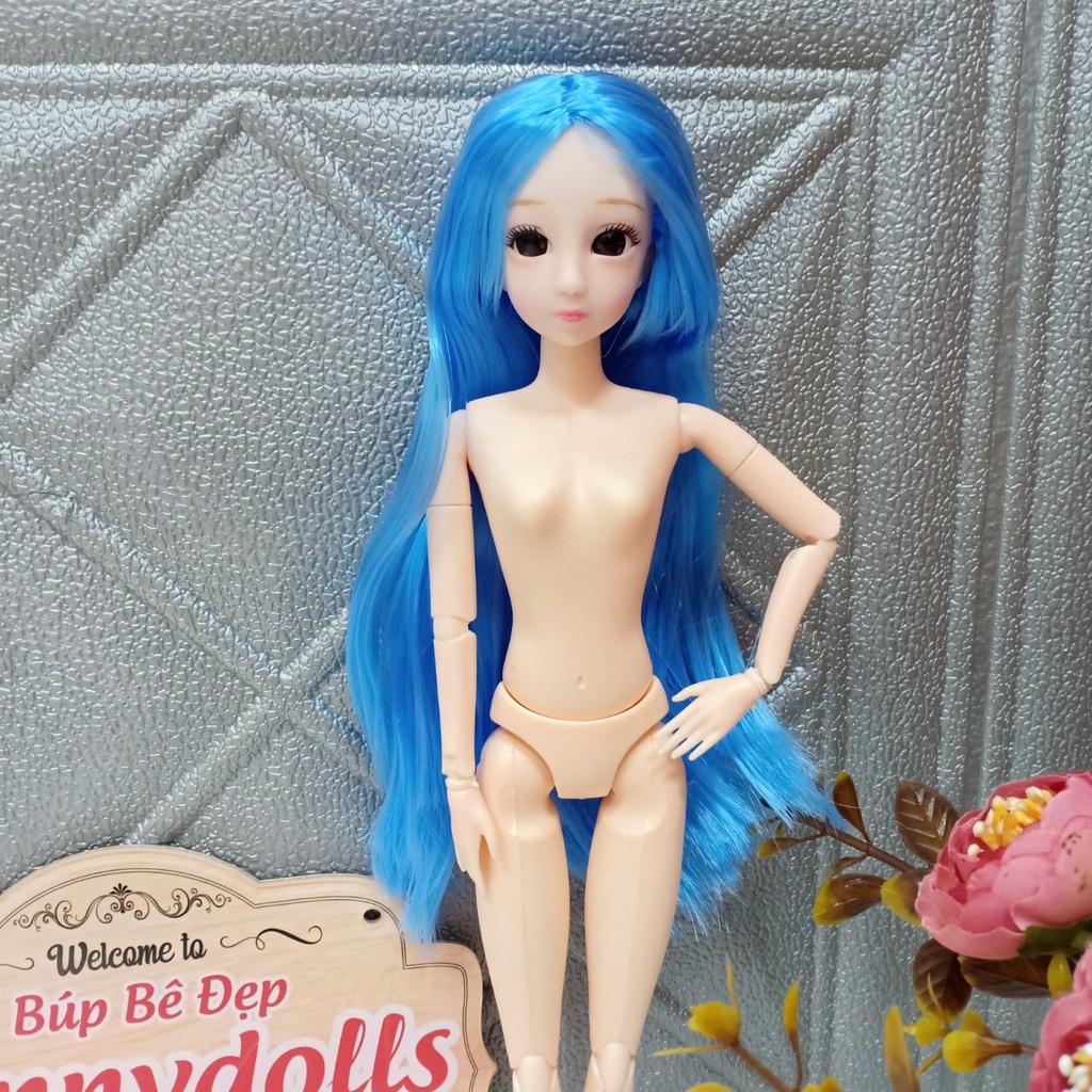Búp Bê Model Cao 30cm 20 khớp có mắt gắn Adhshop