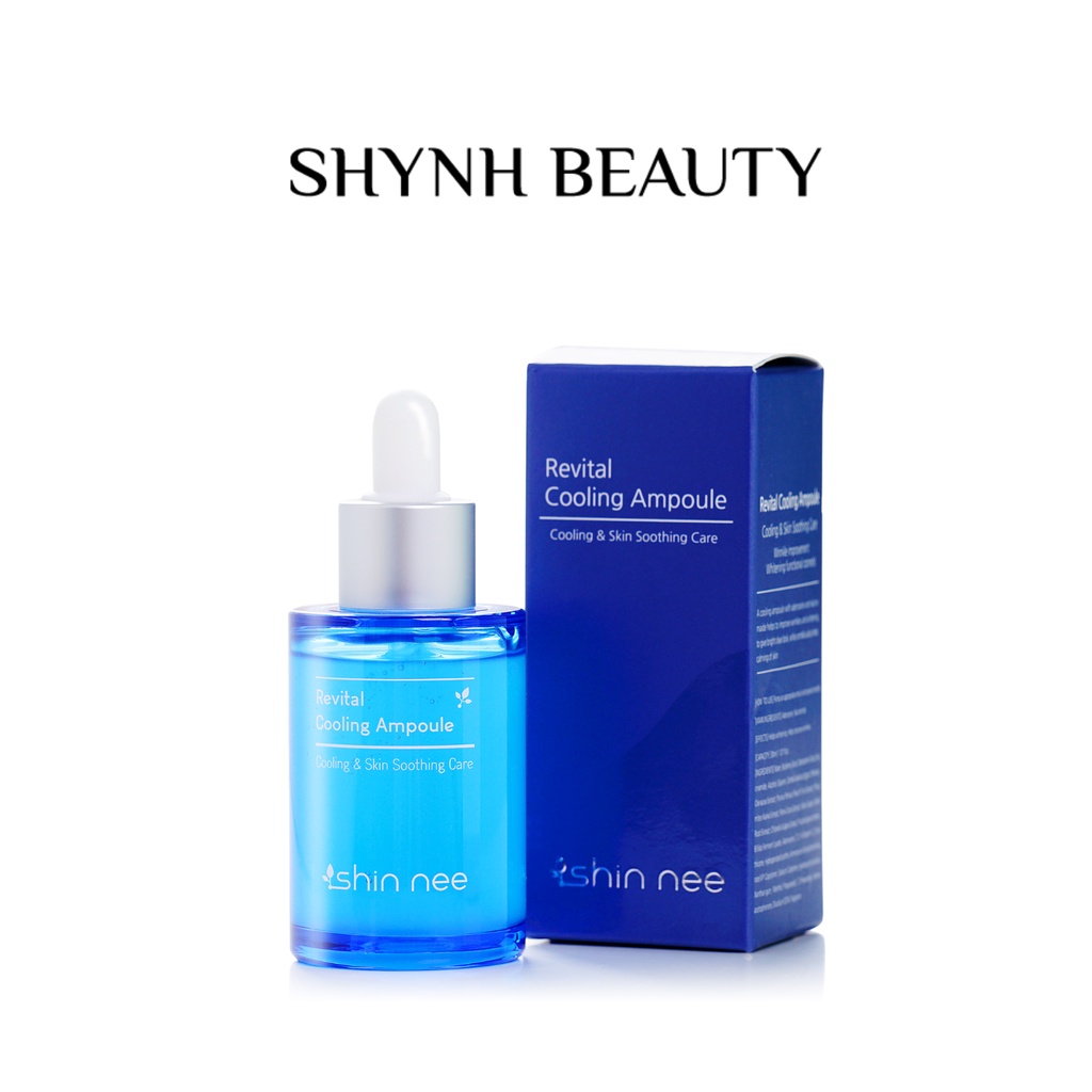 Serum Revital Cooling Ampoule cấp nước, phục hồi da Shin Nee 30ml