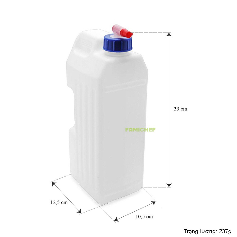 Bình đựng nước tủ lạnh có van 3 lít Tashuan TS3171B