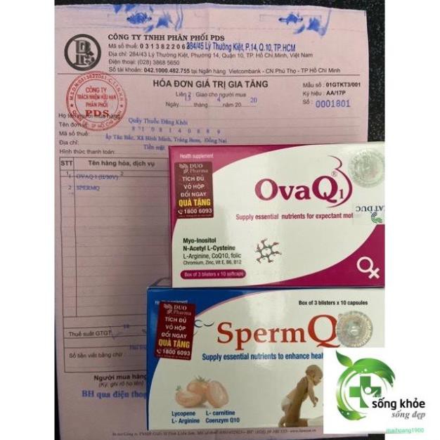 OvaQ1- Hỗ trợ điều hòa kinh nguyệt, tăng chất lượng trứng, tạo niêm mạc đẹp, tăng khả năng thụ thai ở nữ giới