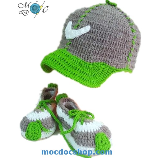 Nón len handmade cho bé 0-12 tháng
