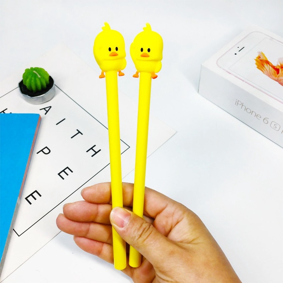 1 Bút Mực Nước Hình Vịt Dễ Thương