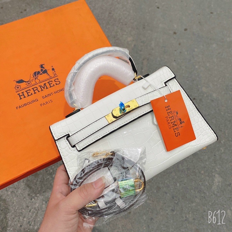 [SIÊU CHANH XẢ] Túi kelyyy vân rắn size 22 loại đẹp nhất bọc xốp(không hôp)