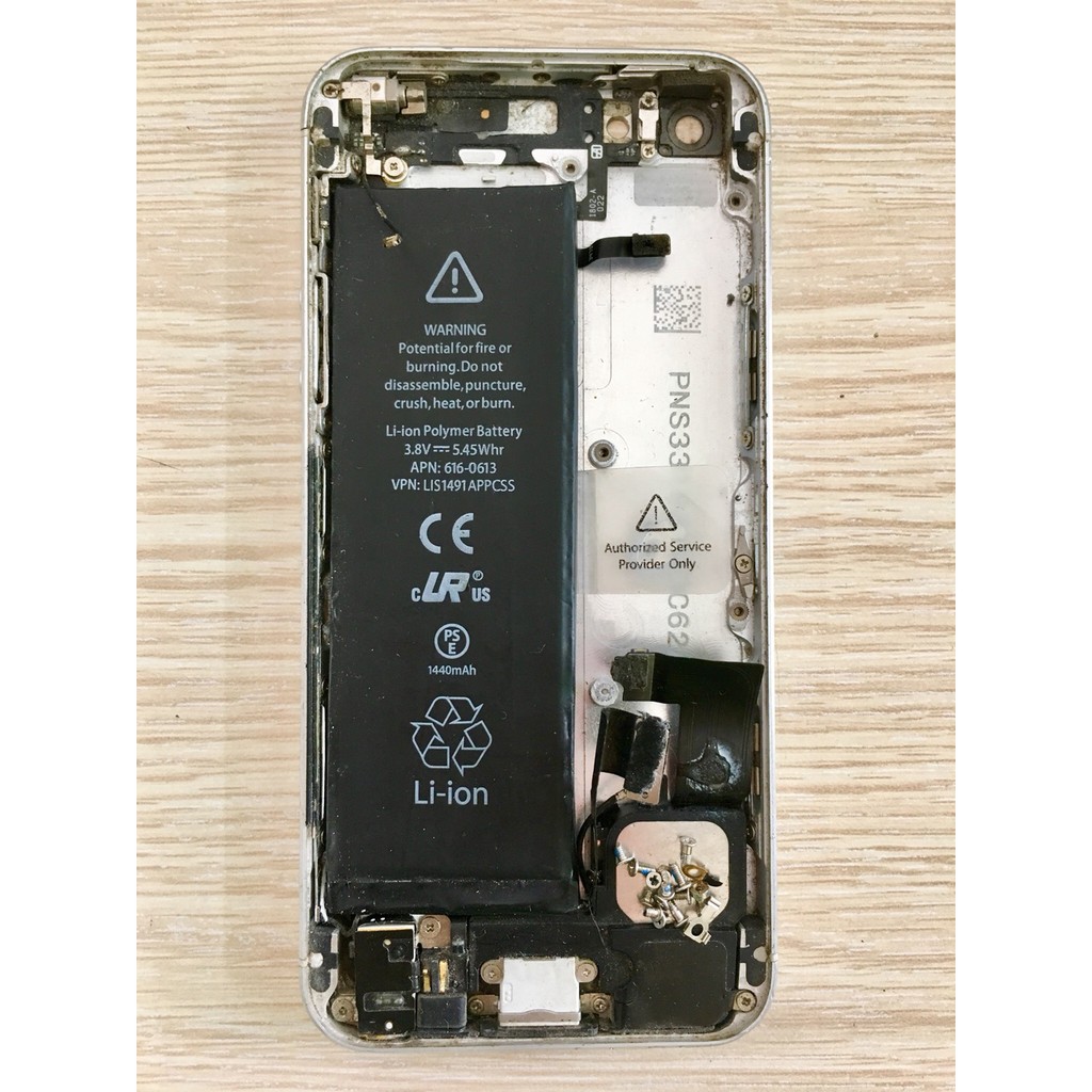 Cụm iPhone 5 zin tháo máy không main, không cam, vỏ trầy xấu