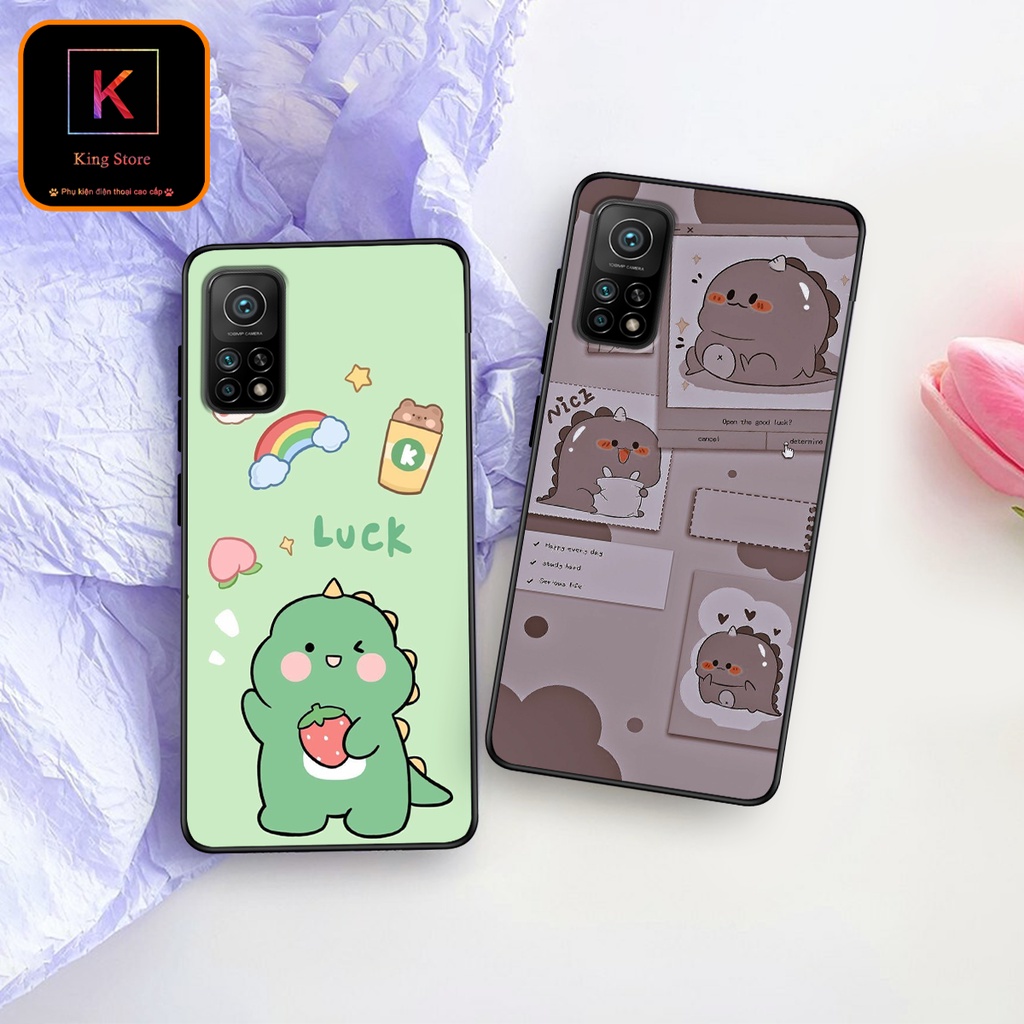 Ốp lưng Xiaomi Mi 10T 5G - Xiaomi Mi 10T Pro 5G - Ốp in hình khủng long,dinosaur dễ thương