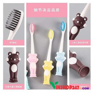 Set 4 bàn chải đánh răng trẻ em hình thú
