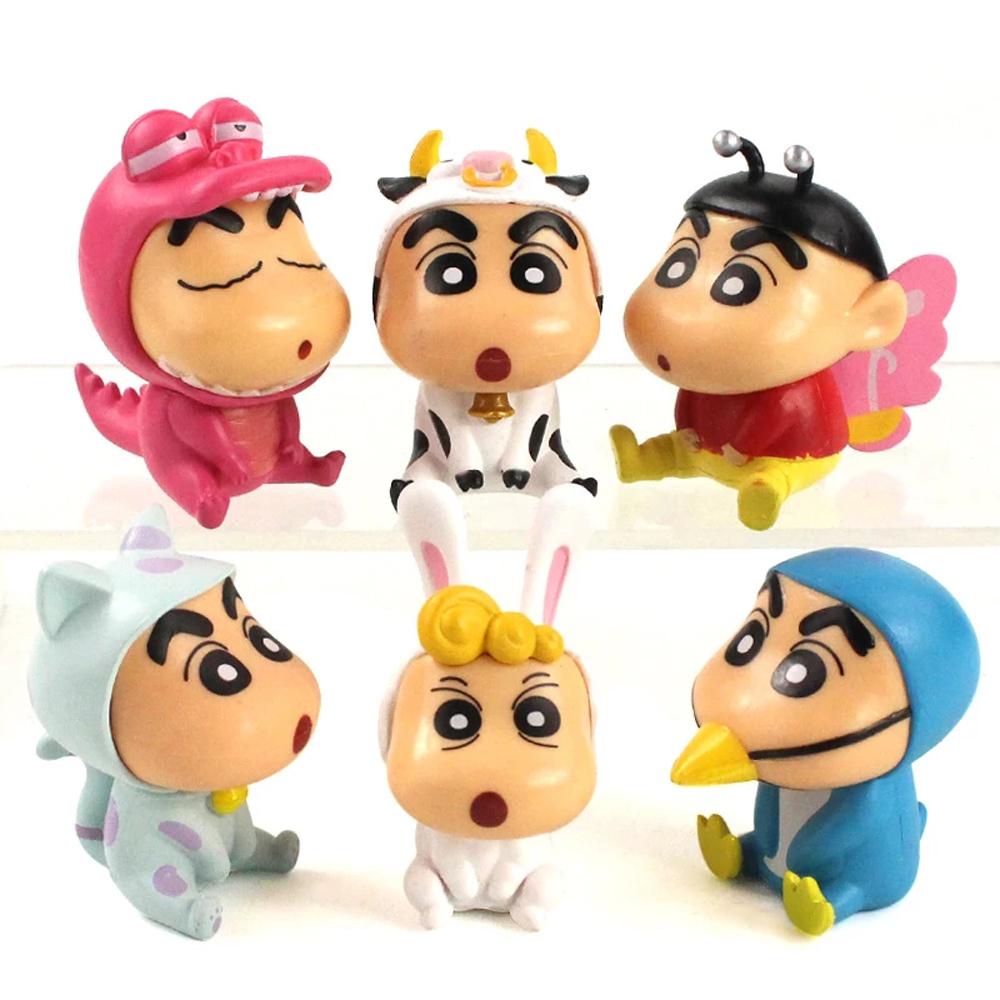 LILYES Bộ 6 Cá Sấu Hóa Trang Shin-Chan Độc Đáo
