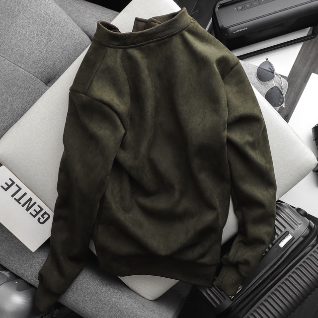 Áo khoác bomber nam da lộn 2 màu, khoác nhẹ 2 lớp từ n4mstore | BigBuy360 - bigbuy360.vn