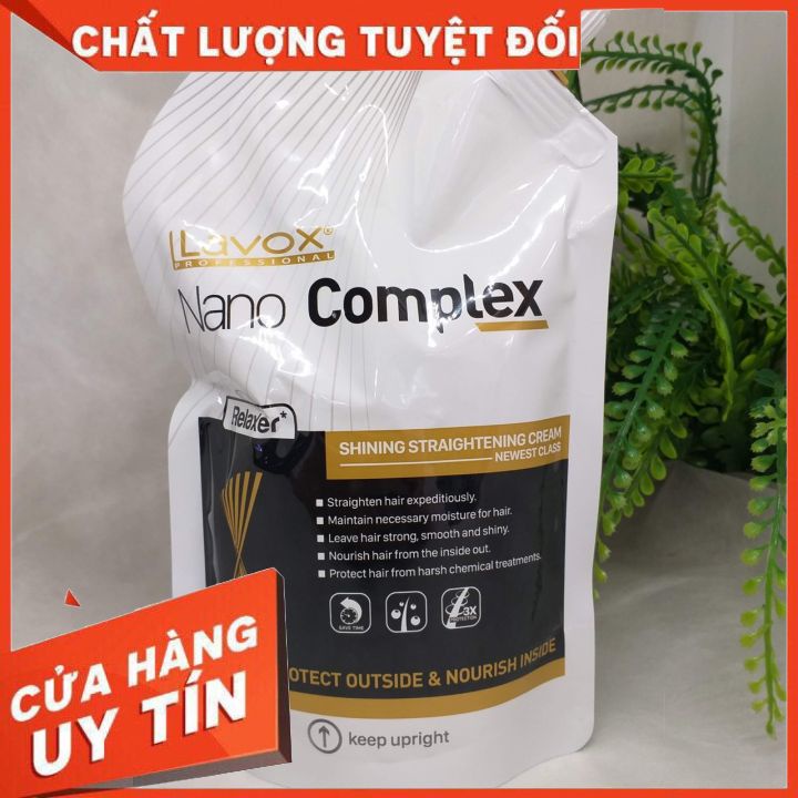 KEM DUỖI,ÉP NANO THẾ HỆ MỚI LAVOX NANO COMPLEX 500ml DUỖI THẲNG TÓC BÓNG MƯỢT KHÔNG CẦN DẬP LẠI SỐ 2 TIẾT KIỆM THỜI GIAN