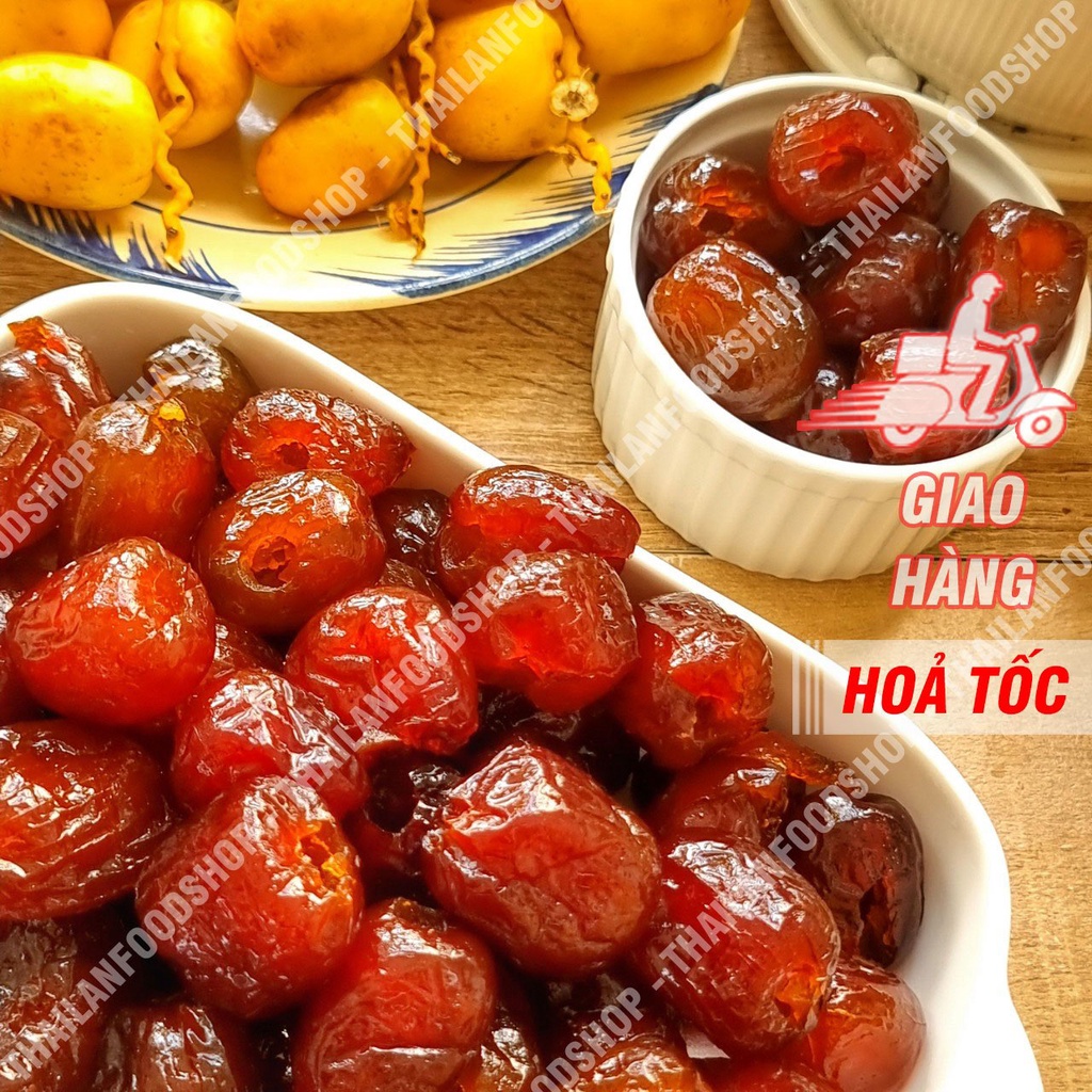 Táo Sấy Dẻo Thái Lan Đã Tách Hạt Lon 500gr