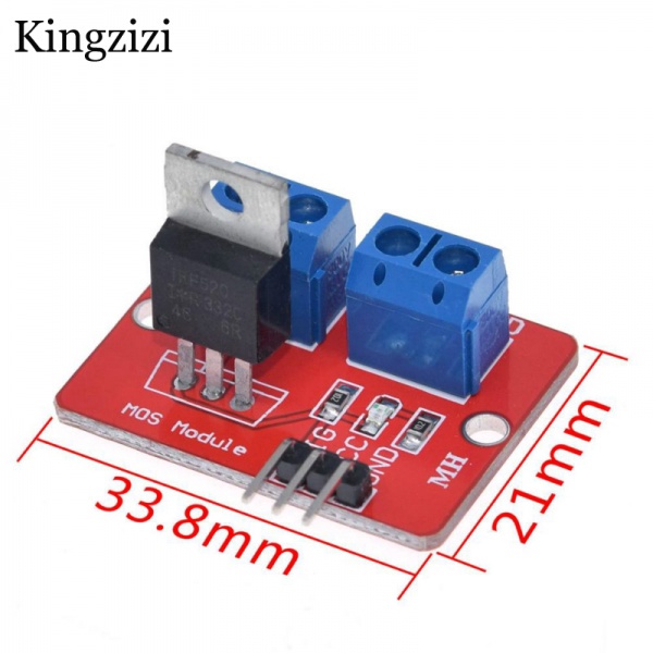 Set 5 Mô Đun Điều Khiển Từ Xa irf520 MOS 0-24V Cho Arduino MCU ARM Raspberry Pi
