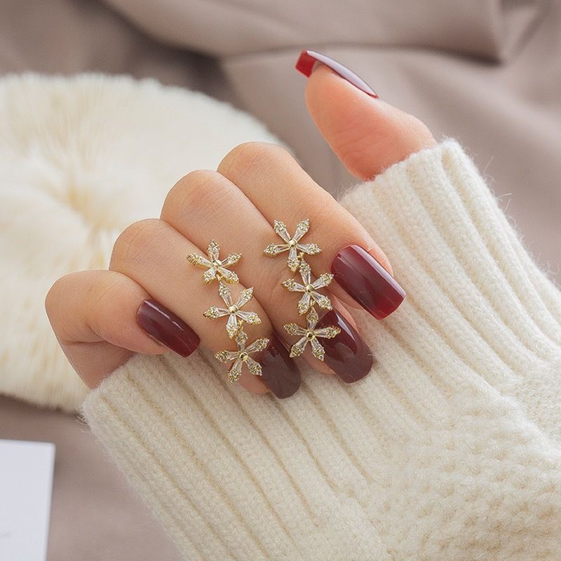 Khuyên tai nữ bạc S925 - Hoa tai nữ dải hoa đính đá lấp lánh dễ thương sang chảnh ZaZa.accessories KT8078