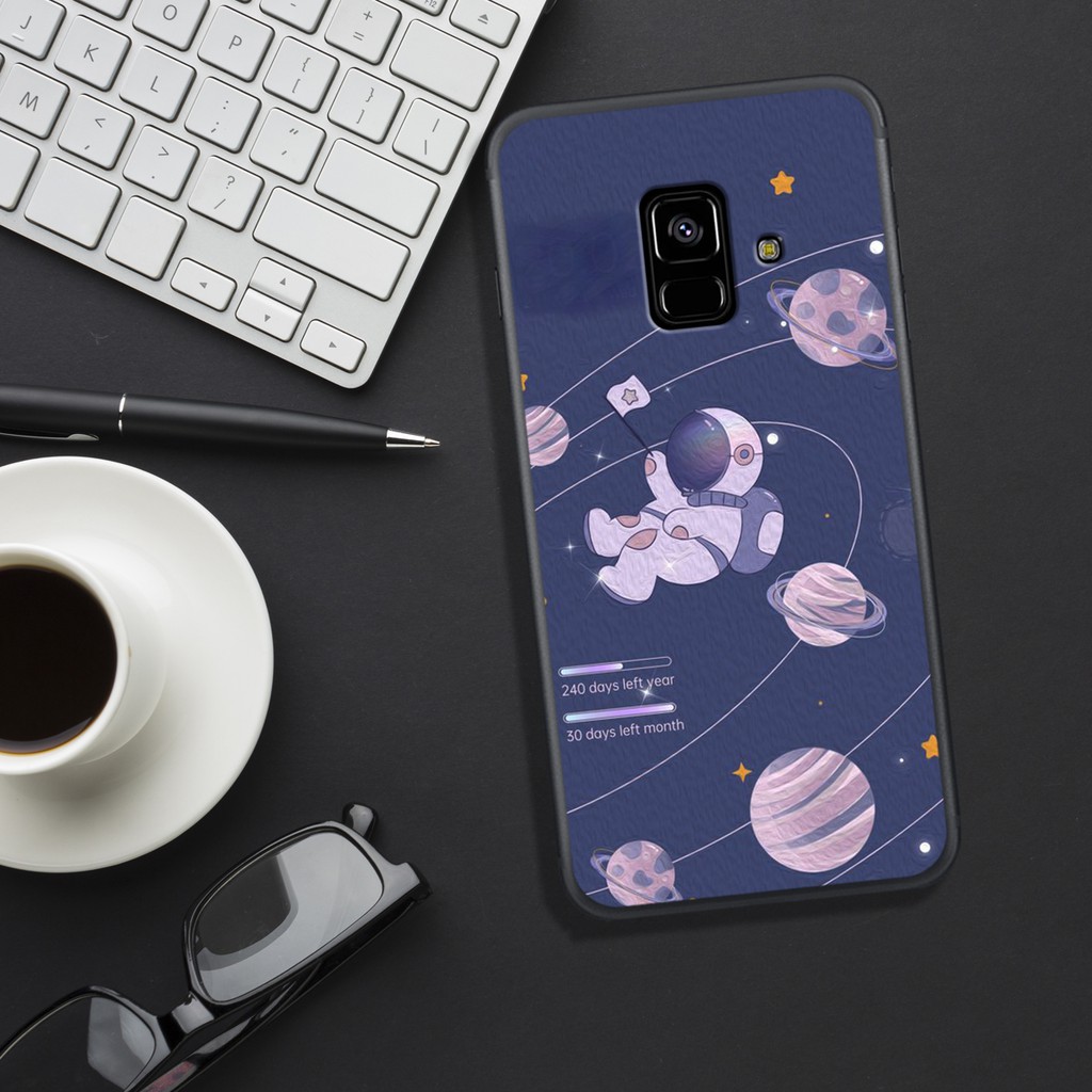 ỐP LƯNG  SAMSUNG A5 2018/A6 2018/A8 2018/J6 2018/A8 PLUS  , IN HÌNH PHI HÀNH GIA ĐỘC LẠ, BẮT MẮT