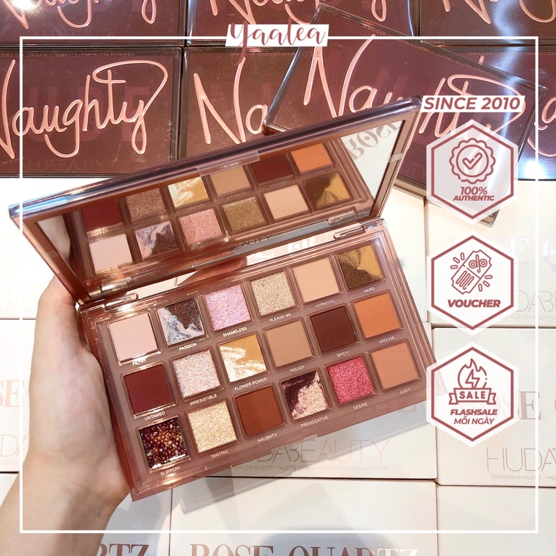 Bảng phấn mắt HUDA BEAUTY Naughty Nude Eyeshadow Palette