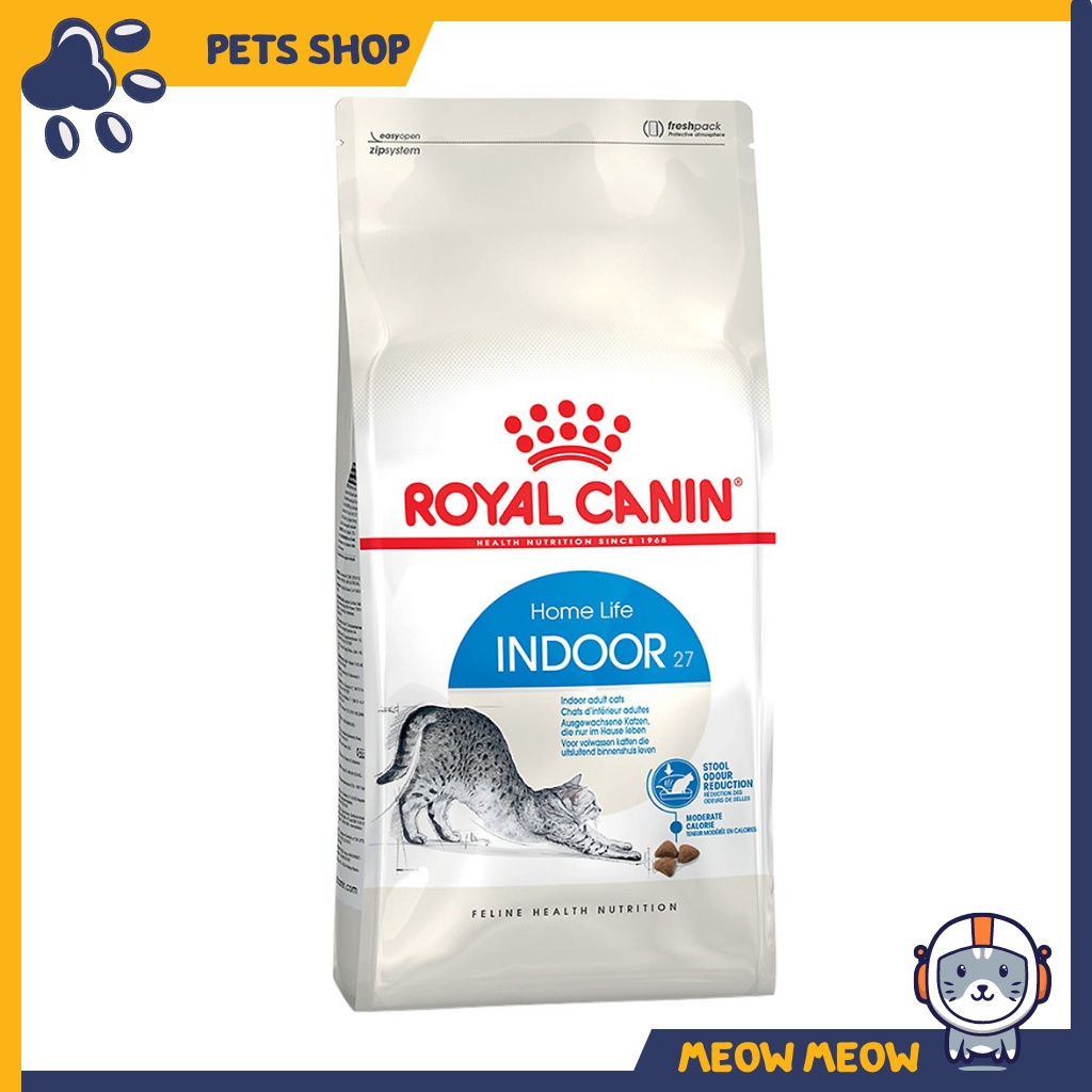 Hạt cho mèo Royal Canin Indoor | Túi 400g | Thức ăn khô cho mèo nhập khẩu Pháp.