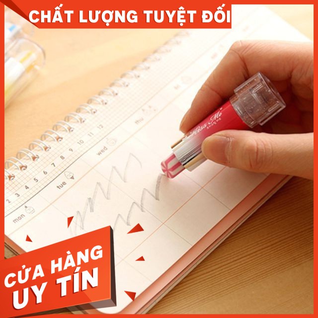 Gôm tẩy chì hình cây son, tẩy bút chì cây son (01 cây)