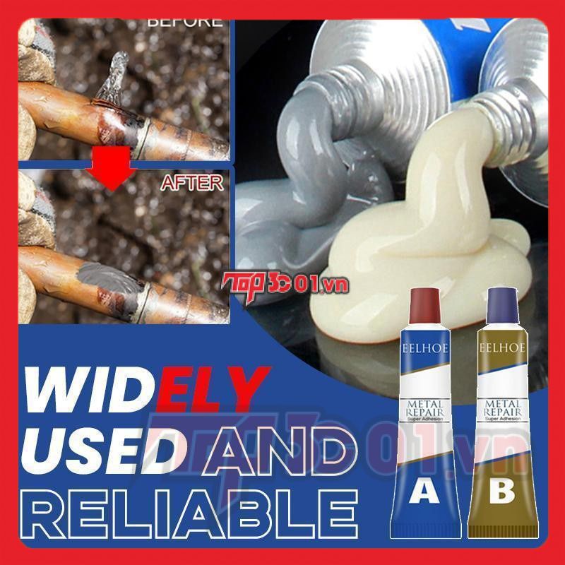 100G Ab Keo Sửa Chữa Kim Khí Chịu Nhiệt Nhanh Khô Keo Chống Thấm Cho Gang Thép Công Nghiệp Crackle Keo