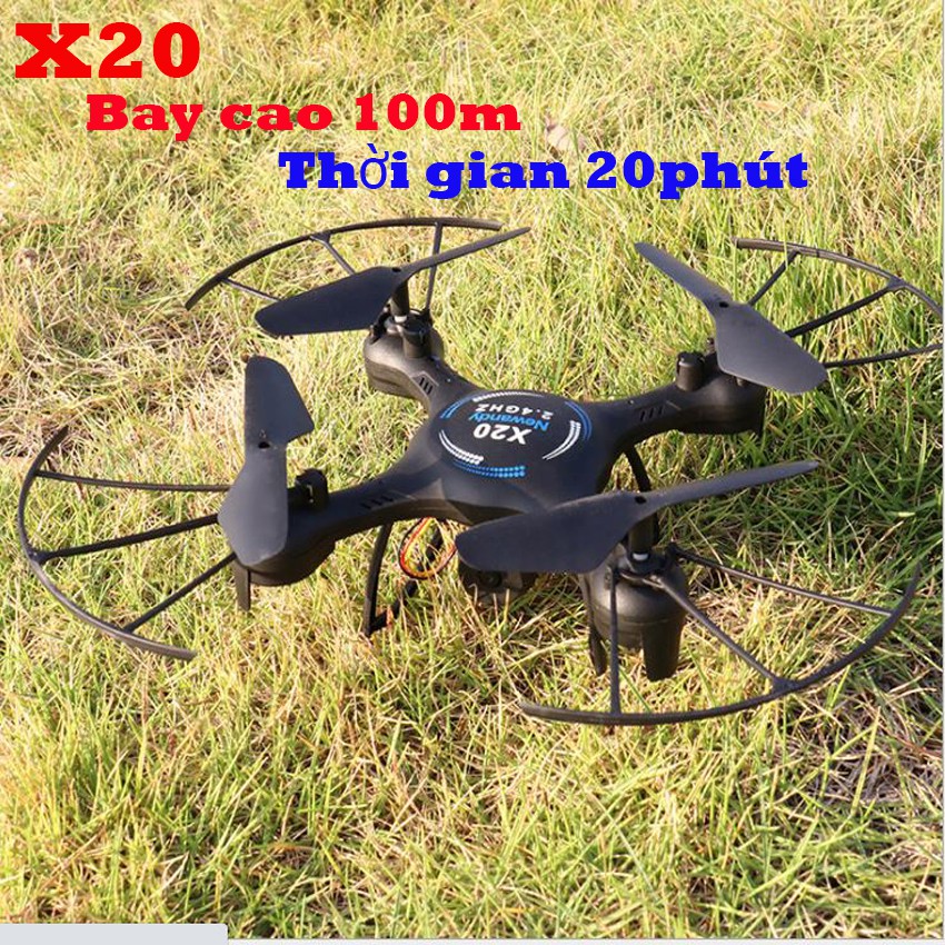 Máy Bay Điều Khiển Từ Xa Hình UFO Drone Y20 Không Camera Tầm Bay Cao 100m Pin Sạc Lithium Gọn Nhẹ Siêu Bền