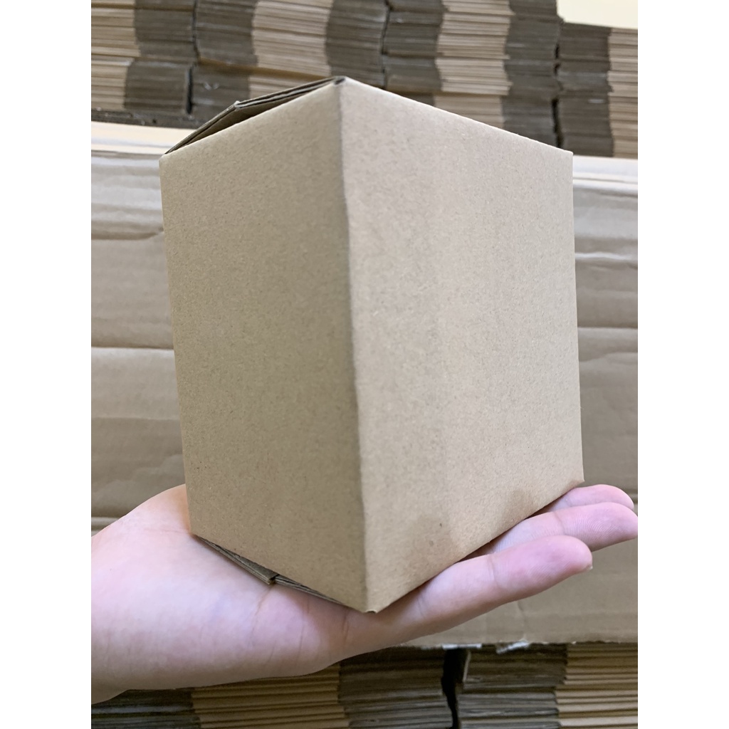 Combo 50 hộp carton hình vuông 12x8x12 đựng phụ kiện thời trang, xà phòng, đồ trang trí