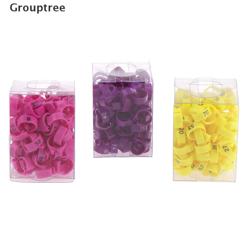 Set 100 Vòng Đánh Dấu Chân Gà Chim Bồ Câu Tiện Dụng