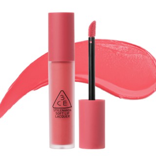 Son 3CE Kem Soft Lip Lacquer Shawty (Hồng Tươi)