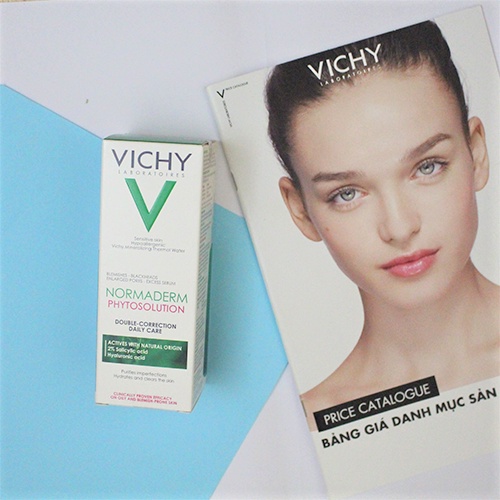 [NHẬP KHẨU-TEM PHỤ] Kem Dưỡng Vichy Dạng Gel Cho Da Mụn Tác Động Kép Normaderm Phytosolution 50ml