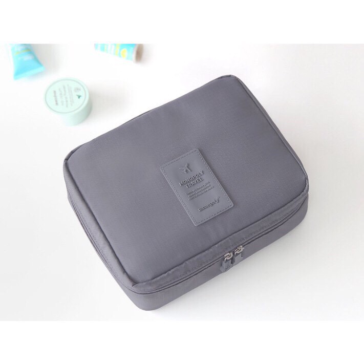 Túi du lịch trơn travel pouch  đựng đồ đa năng chống thấm