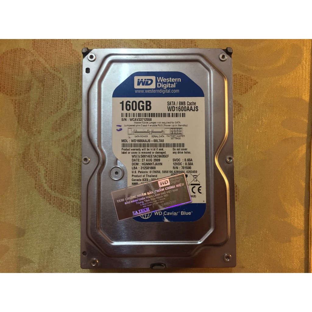 Ổ CỨNG HDD GẮN TRONG DUNG LƯỢNG 320GB CHO PC (Bảo hành 24 tháng)