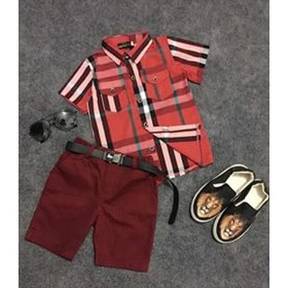 Bộ sơ mi BBR bé trai