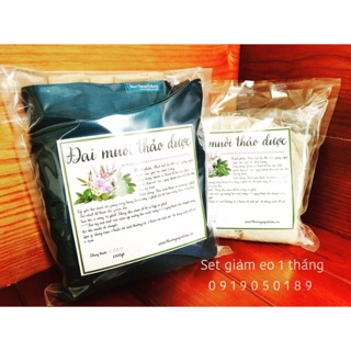 Bộ giảm eo muối thảo dược (5sp)