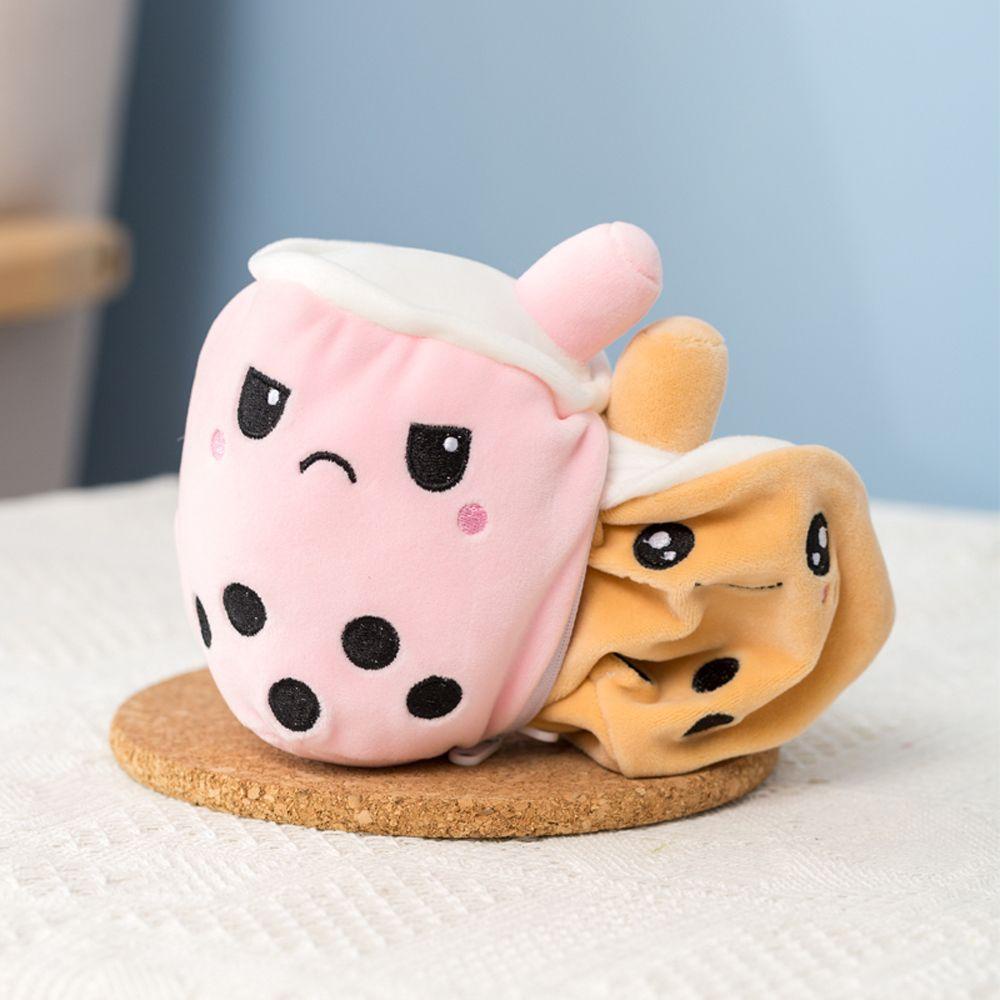 Gối Ôm Nhồi Bông Mềm Mại Hình Ly Trà Sữa Dễ Thương Cho Bé