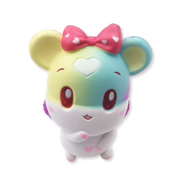 Squishy Lớn JUMBO Hình SÓC BAY TRÁI TIM MÀU TRẮNG Đồ Chơi Xốp Giảm Stress Hình mềm mịn dễ Thương đàn hồi Cho Bé