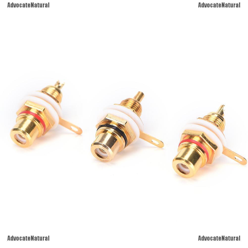 Set 10 Ổ Cắm Rca Mạ Vàng 24k Cao Cấp | BigBuy360 - bigbuy360.vn