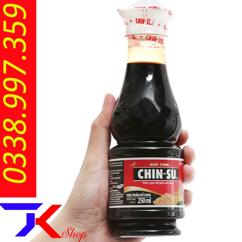 Nước tương Chinsu Bông Lúa chai 250ml