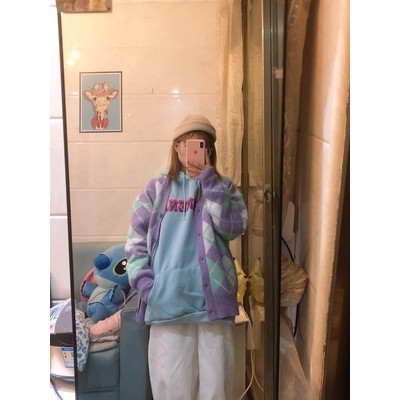 [004 ORDER] ÁO KHOÁC CARDIGAN HỌA TIẾT KẺ CHÉO THANH LỊCH PHONG CÁCH ĐIỆU ĐÀ | BigBuy360 - bigbuy360.vn