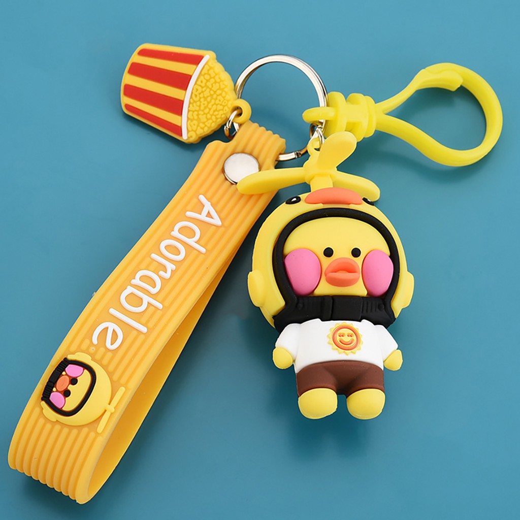 Móc vịt chu mỏ gắn chìa khóa dễ thương xỉu