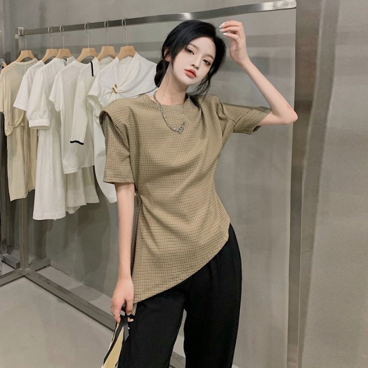 Áo Thun Nữ Tay Ngắn Kiểu Dáng Vintage Thời Trang Cá Tính