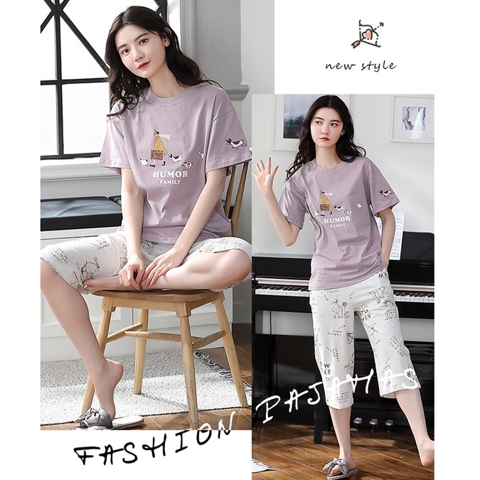Đồ mặc nhag nữ đáng yêu chất cotton 100% BA5034