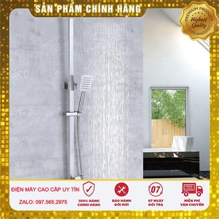 Bộ cây sen tắm vuông inox 304 nóng lạnh cao cấp - Củ sen nặng Chính hãng