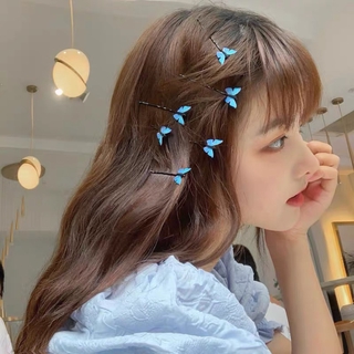 Kẹp tóc hình bướm xanh thời trang hàn quốc