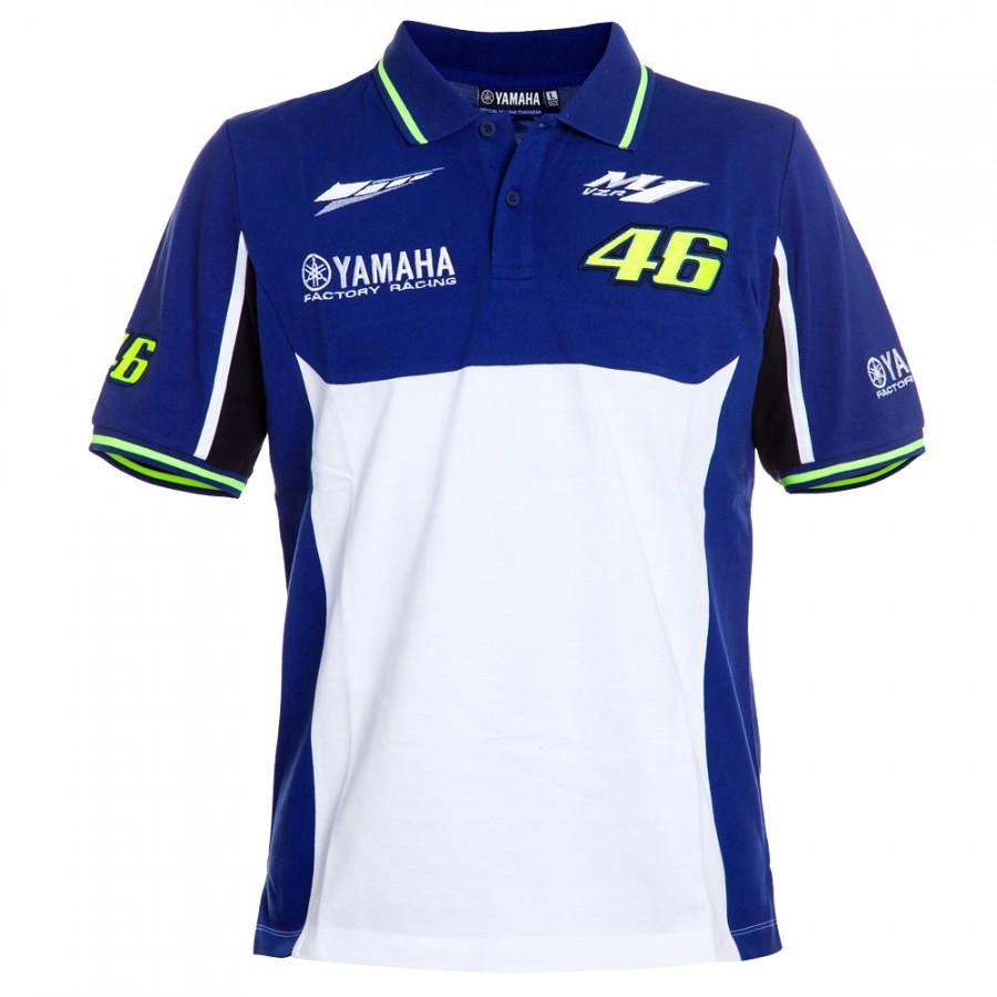 YAMAHA Áo polo Thể Thao In Chữ VR 46 M1 Thời Trang Cho Nam