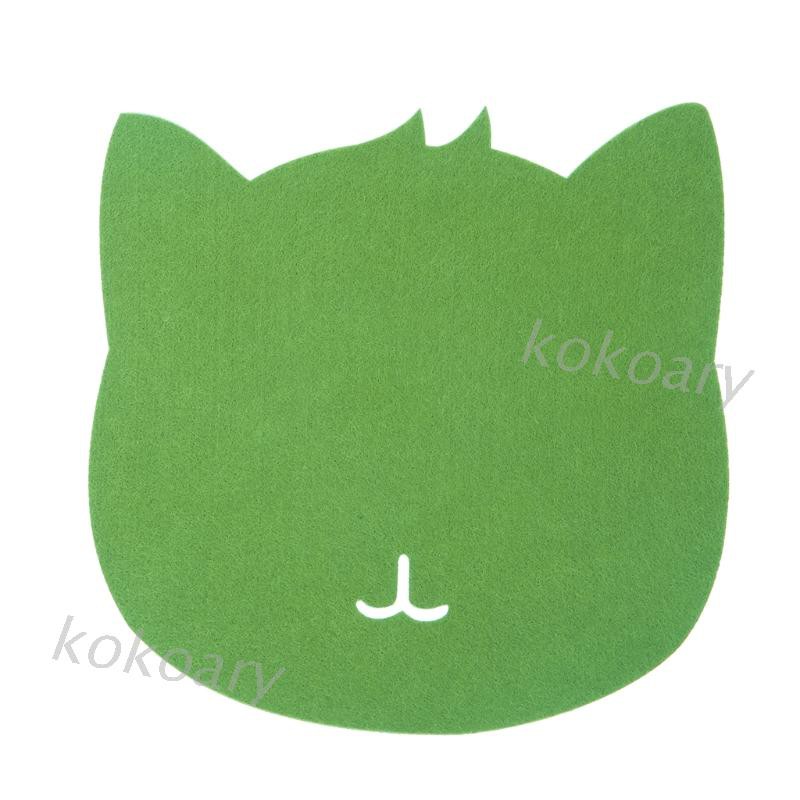 Tấm lót chuột vải nỉ dày 200x200x3mm hình dạng dễ thương