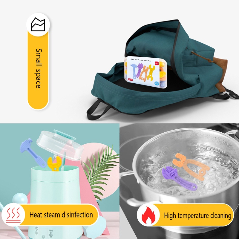 Bàn Chải Đánh Răng Bằng Silicone Cho Bé