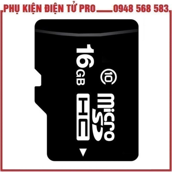 Thẻ Nhớ Micro Sd 16Gb Chất Lượng Cao Dùng Cho Máy Nghe Nhạc, Máy Quay Phim, Máy Ảnh, Điện Thoại, Máy Ghi Âm...