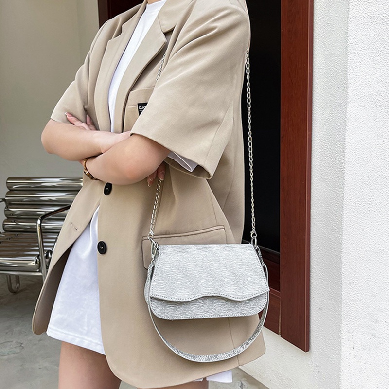 Túi đeo vai IELGY dáng vuông màu sắc đơn giản phong cách phương Tây