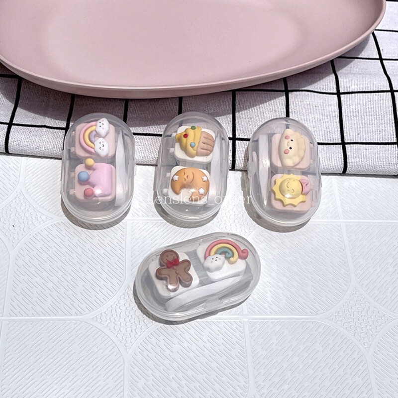 Khay Dụng Cụ Lens Hộp Đựng Kính Áp Tròng Nhiều Hình Dễ Thương