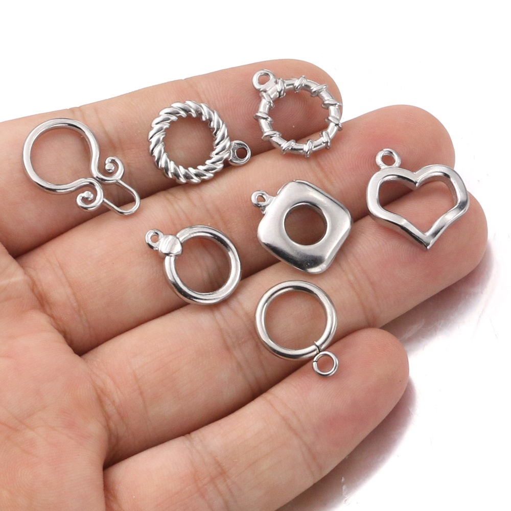 Khóa Vòng Tay / Dây Chuyền Bằng Thép Không Gỉ diy